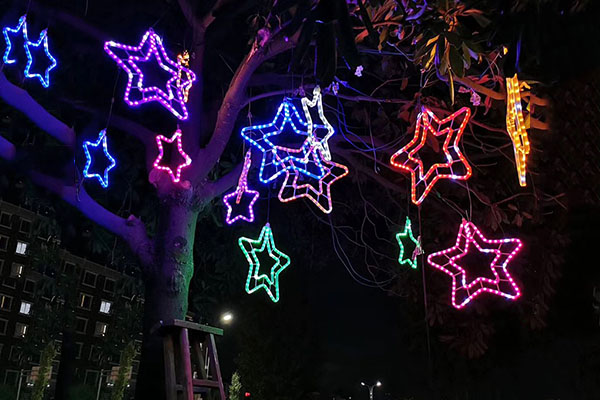 樹木夜景亮化-凸顯燈光造型藝術(shù)