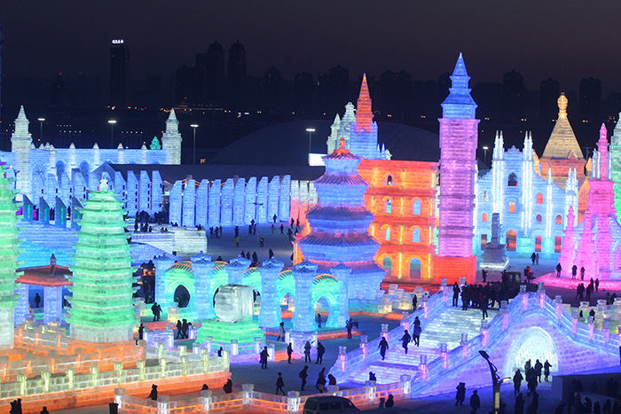 冰雪大世界燈光亮化工程